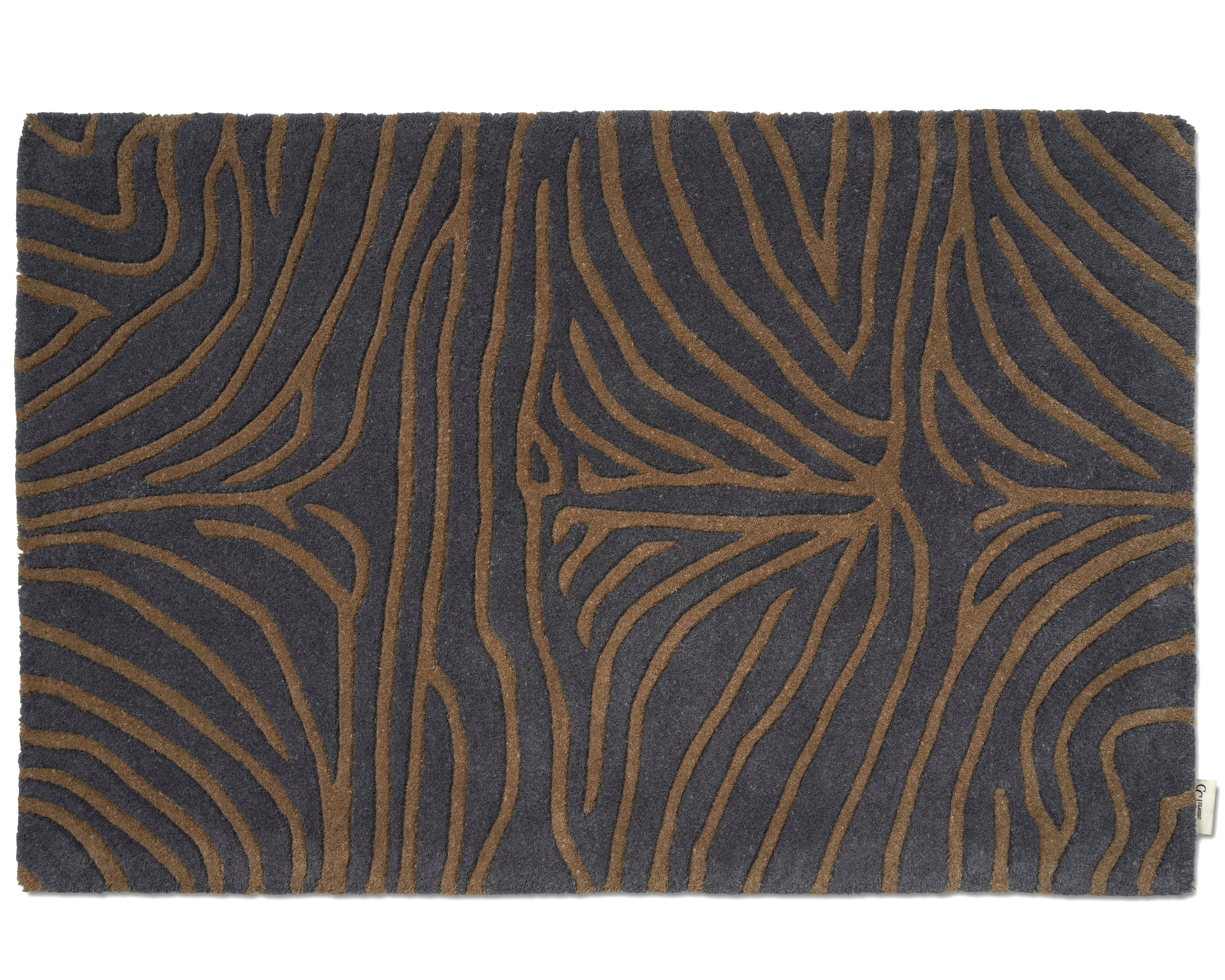 ZEBRA DOORMAT, WOOL, HORIZON