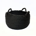Les Quatre Mains Baskets - Black - M, 52 x 52 cm