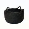 Les Quatre Mains Baskets - Black - M, 52 x 52 cm