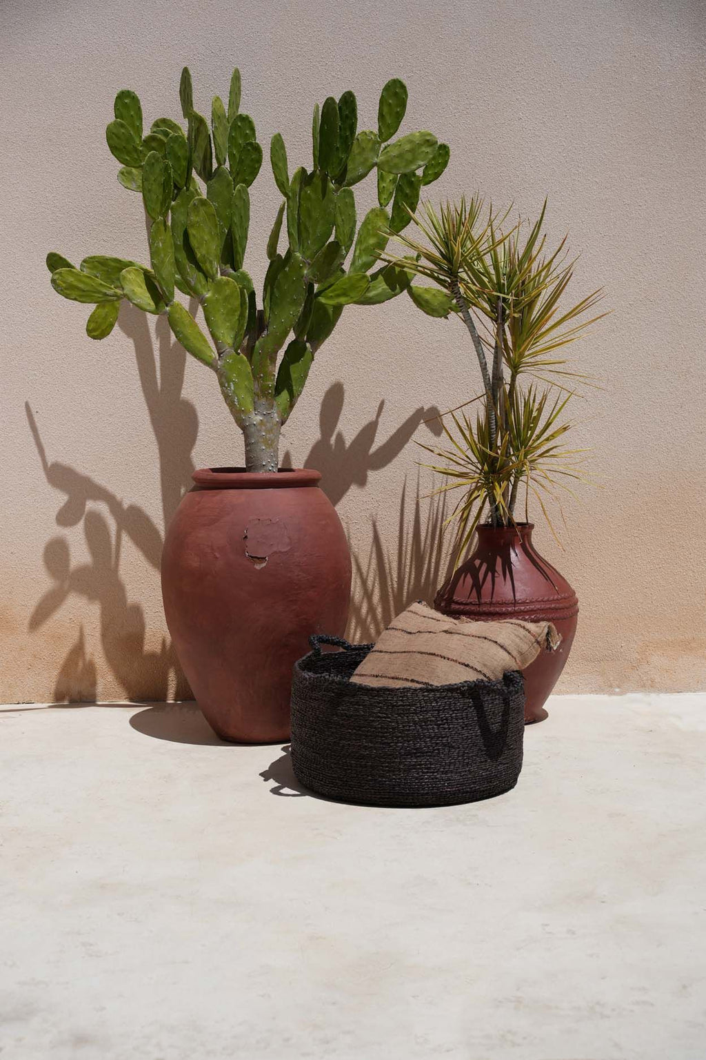 Les Quatre Mains Baskets - Black - S, 45 x 45 cm