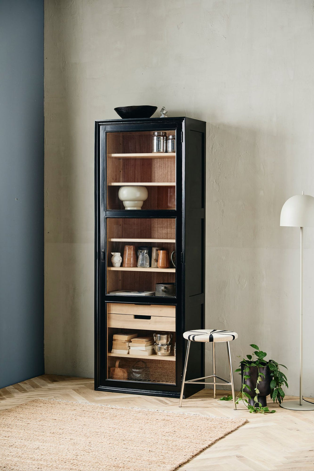 VIVA BLACK cabinet, ONE DOOR