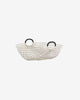JAIPUR basket w. handles - chrome finish