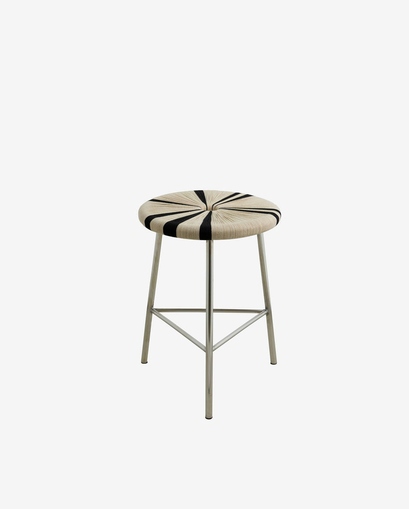 MORICE stool, low - black/ivory