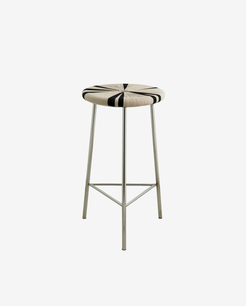 MORICE stool, high - black/ivory