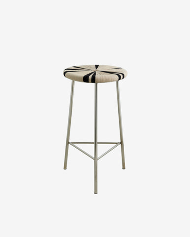 MORICE stool, high - black/ivory