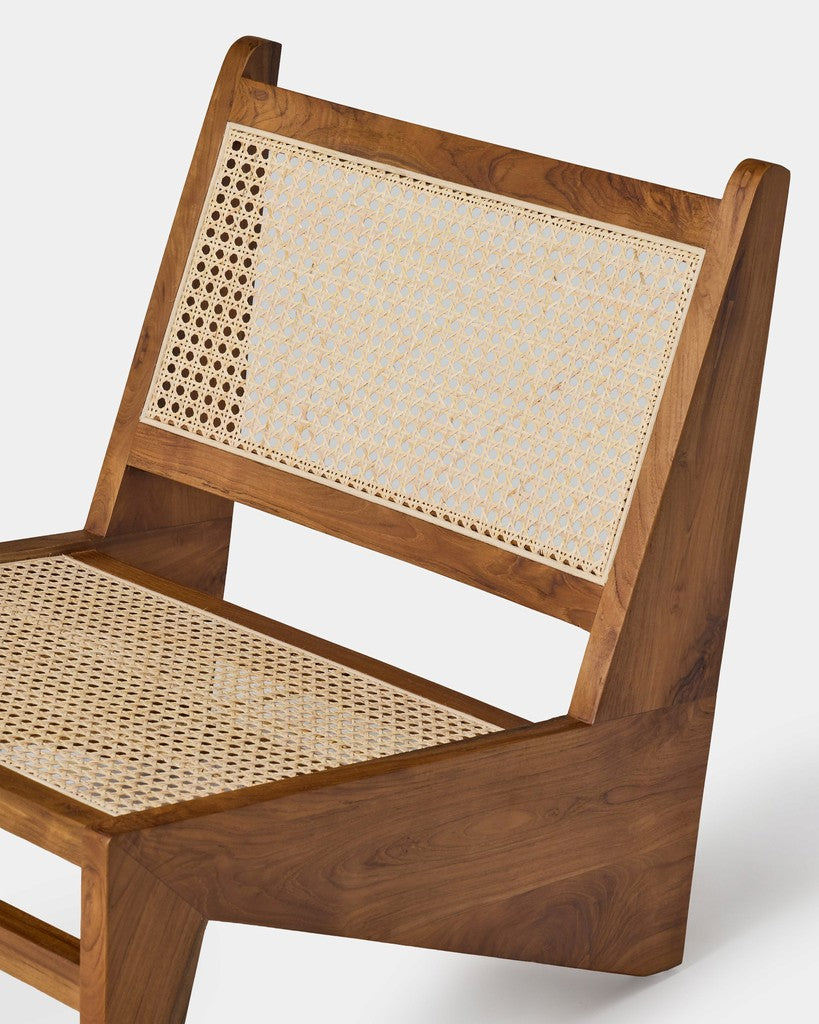 Lazy armchair side view