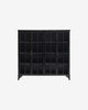 DOWNTOWN cabinet, 4 doors, black
