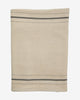 MIRA table cloth 130 x 240 cm, sand/grey stripe