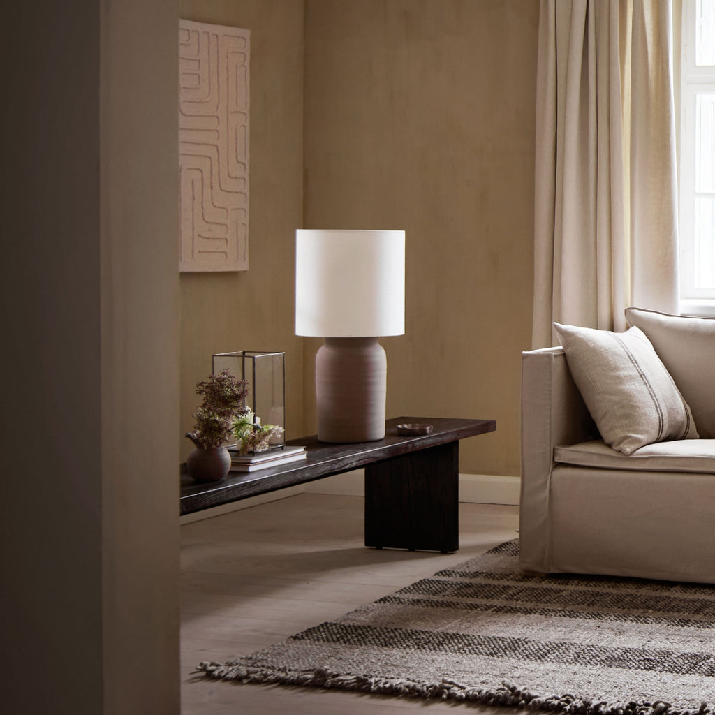 BENCH KAYU| RECYCLED TEAK | 220 X H 45 CM, BROWN-BLACK