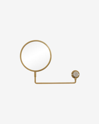 TESIA wall mirror - golden finish