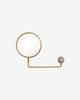 TESIA wall mirror - golden finish