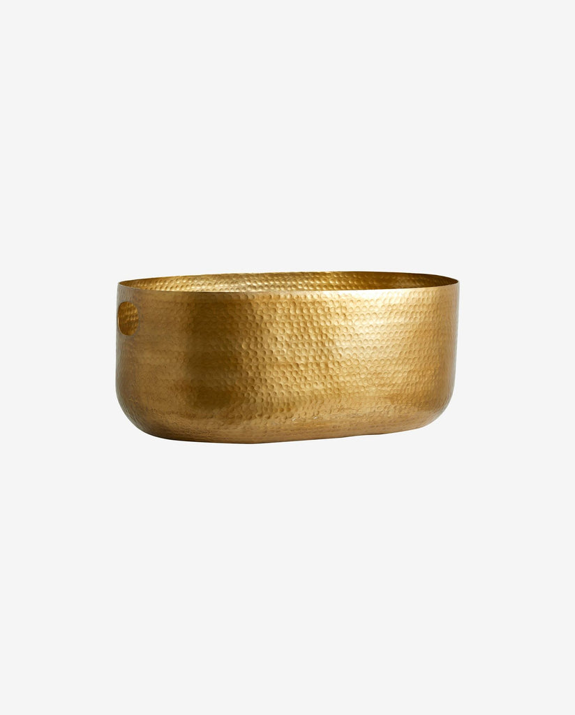 LAIKA oval tray, M - golden finish