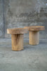 The Quichua Side Table - Natural, Suar Wood, Ø 40 cm