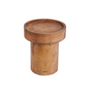 The Quichua Side Table - Natural, Suar Wood, Ø 40 cm