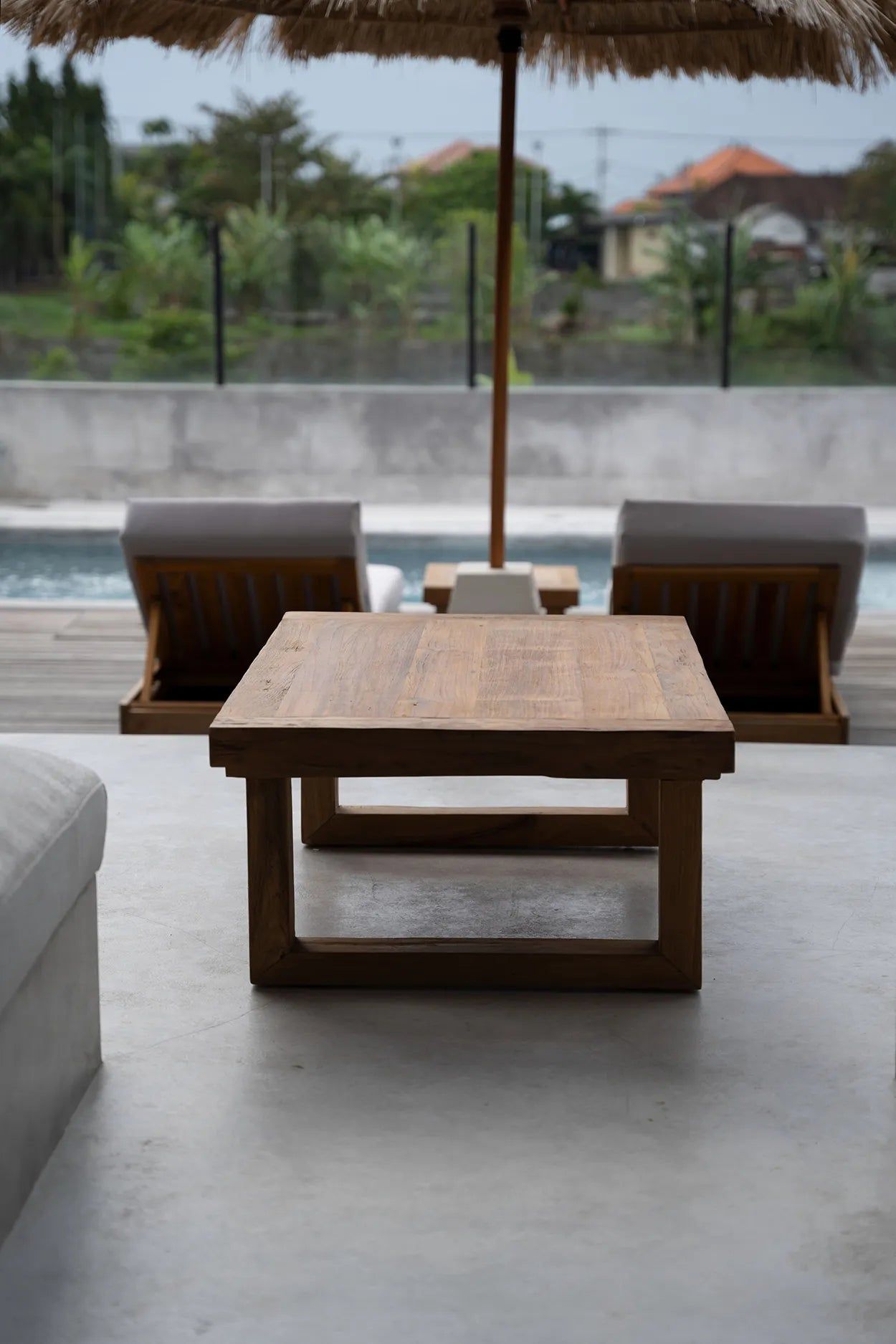 The Reclaimed Teak Coffee Table - Natural, Teak, 110 cm