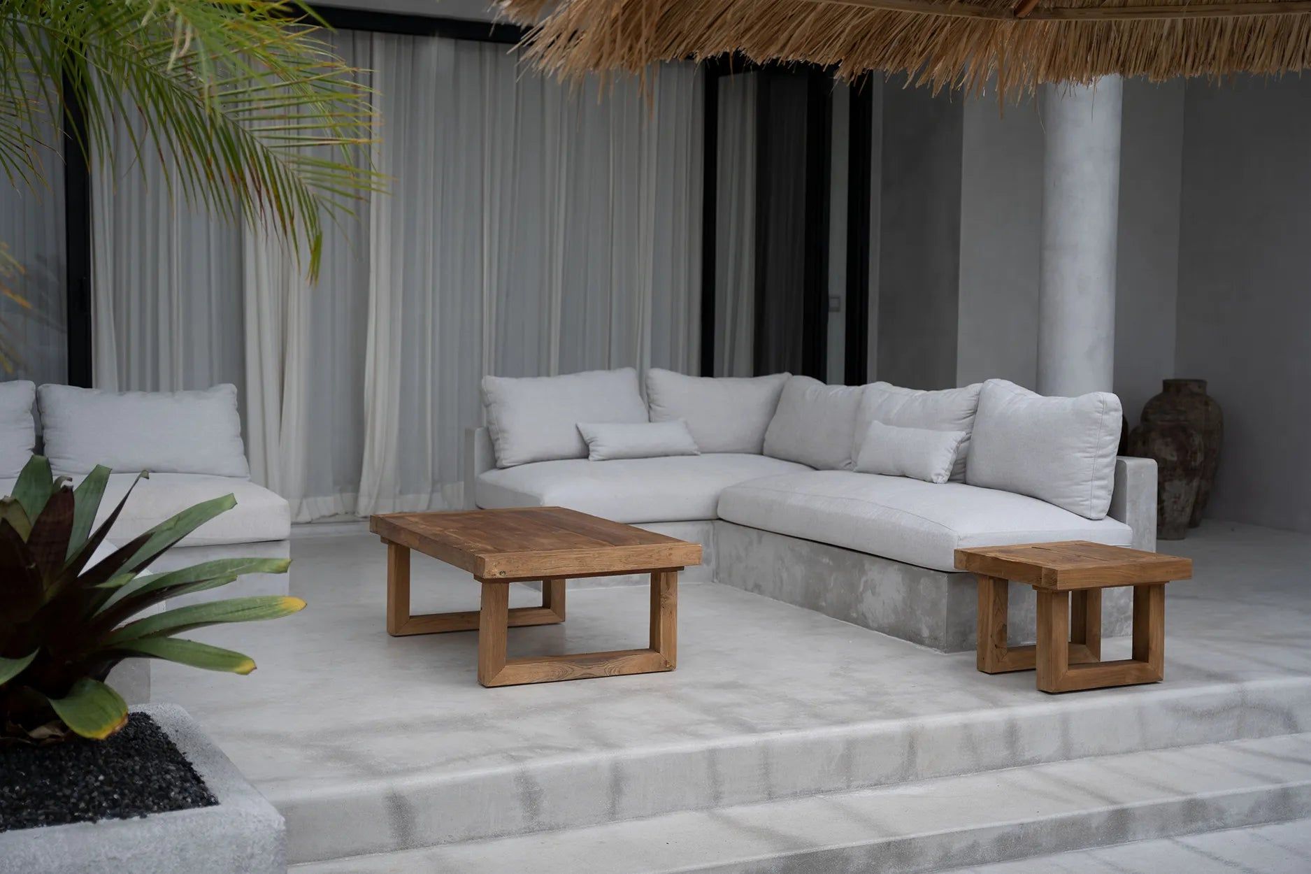 The Reclaimed Teak Coffee Table - Natural, Teak, 110 cm