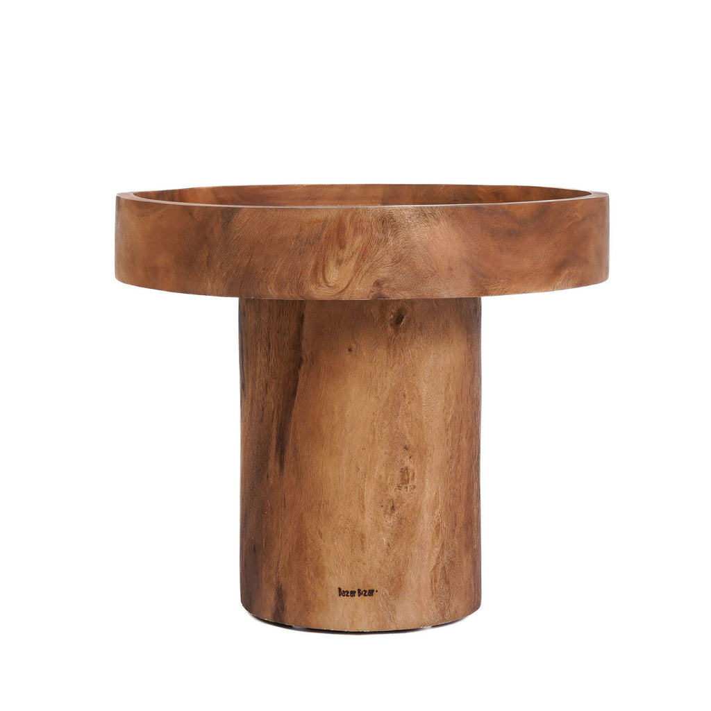 The Chimborazo Side Table, Suar Wood - Natural, Ø 60 cm