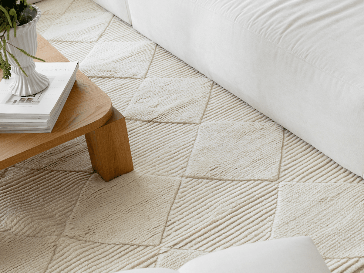 BERBER WOOL RUG IVORY, MANY SIZE