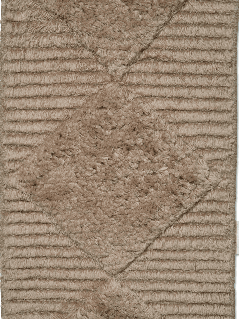 BERBER WOOL RUG CHOCOLATE, MANY SIZE