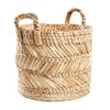 The Banana Zigzag Basket - Ø 35 cm, H 34 cm