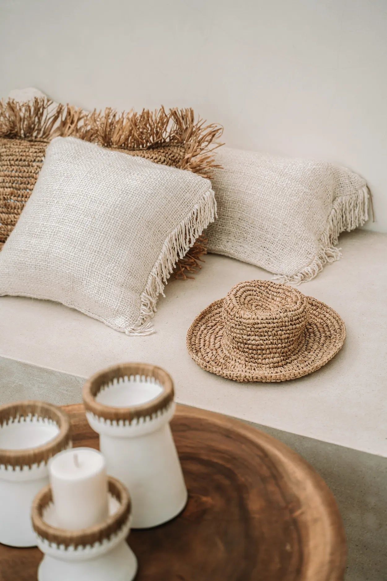 The Oh My Gee Cushion Cover - Cream - 40 x 40 cm