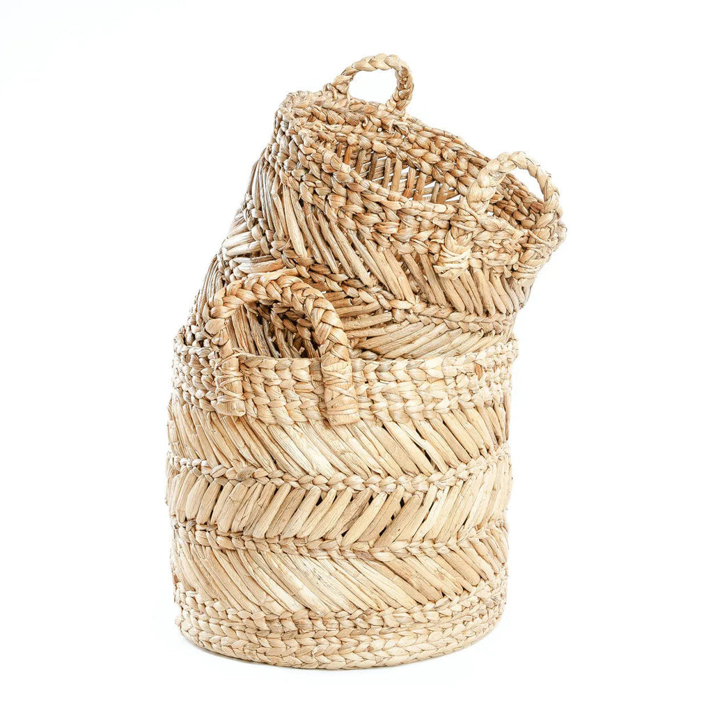 The Banana Zigzag Basket - Ø 40 cm, H 38 cm