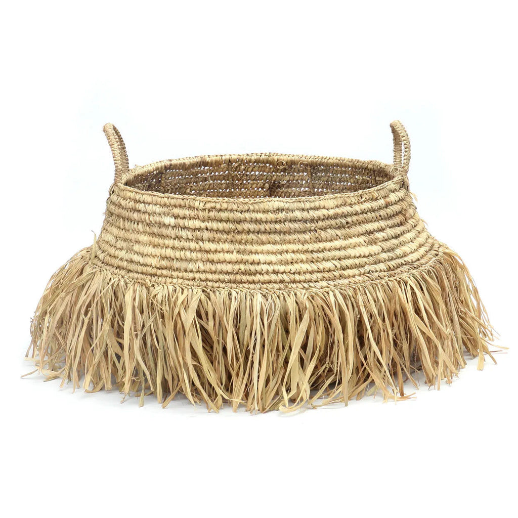 Raffia Deluxe Baskets - Natural - Ø 45 cm, H 30 cm