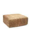 The Hyacinth Pouffe Square - Natural - Ø 60 cm, H 30 cm