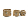 The Beach View Baskets - Natural - Set of 3