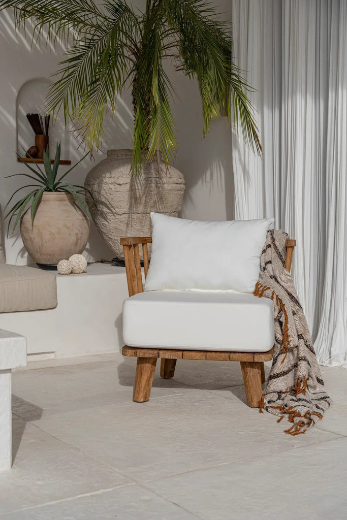 The Malawi One Seater - Natural White