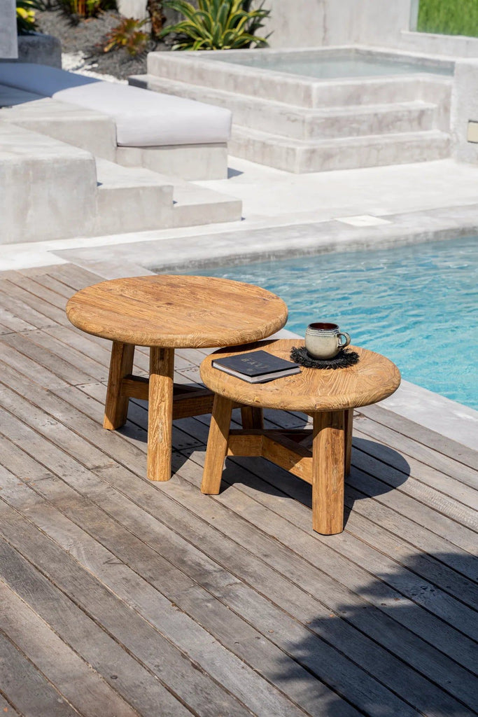 The Fusuma Coffee Table, Teak - Ø 60 cm