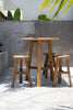 The Fusuma Bar Table, Teak - Outdoor Ø 90 cm, H 105 cm