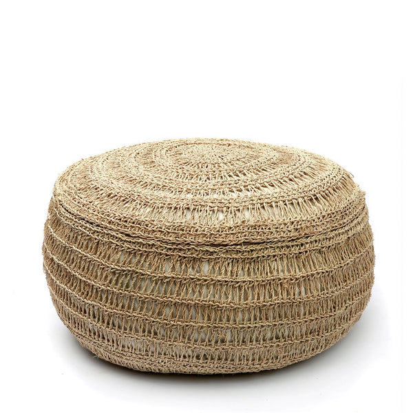 The Seagrass Pouffe - Natural - Ø 60 cm, H 35 cm