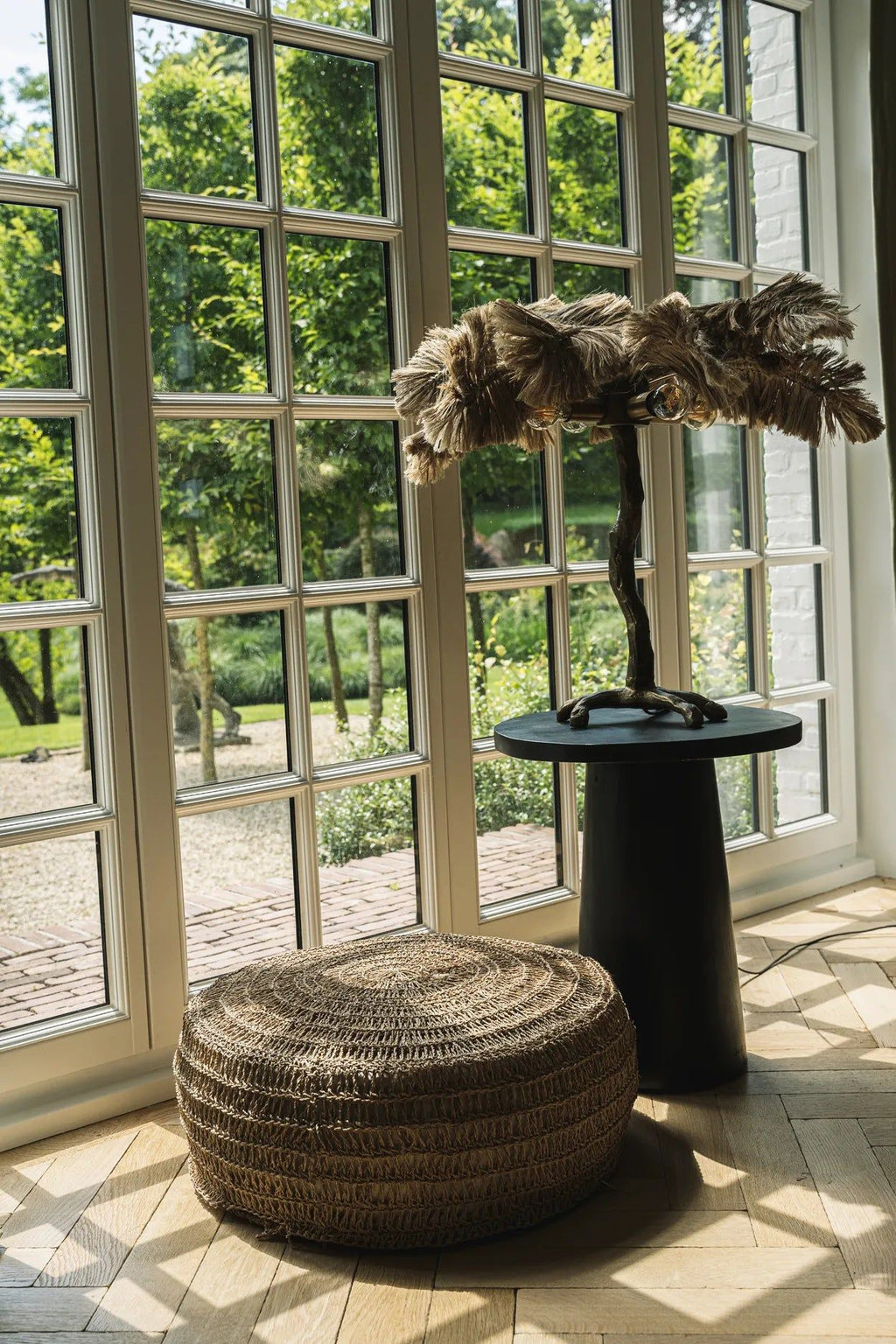 The Seagrass Pouffe - Natural - Ø 60 cm, H 35 cm