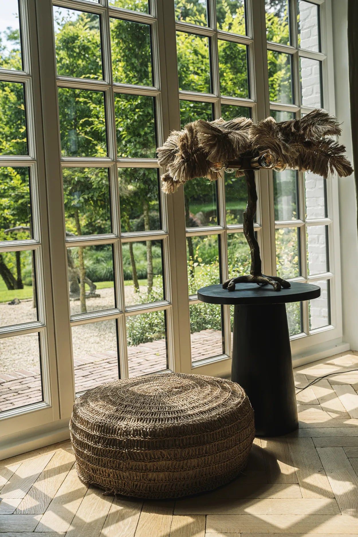The Seagrass Pouffe - Natural - Ø 60 cm, H 35 cm