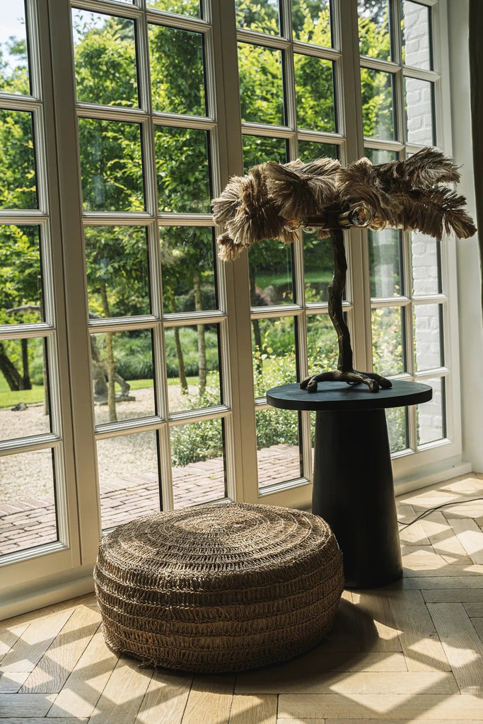 The Seagrass Pouffe - Natural - Ø 60 cm, H 35 cm