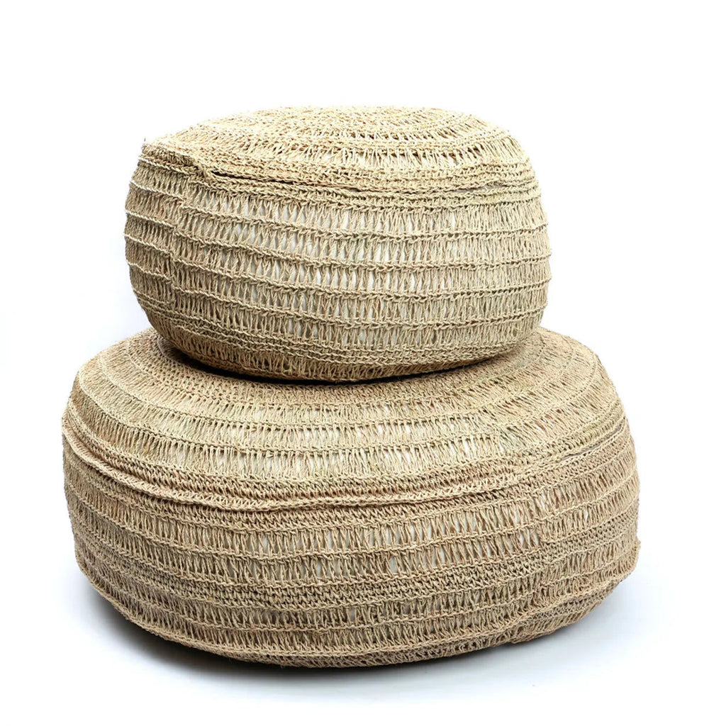 The Seagrass Pouffe - Natural - Ø 60 cm, H 35 cm