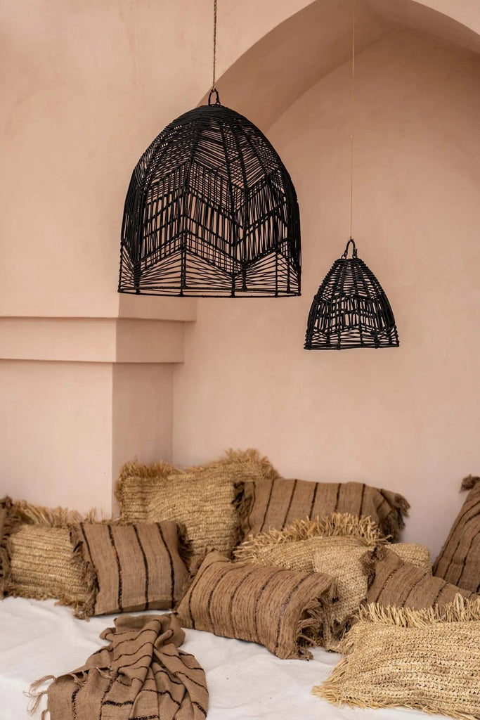 The Raffia Cushion Cover Square - Natural - 60 x 60 cm