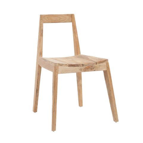 The Paxi Chair - Natural - Teak Wood, Outdoor