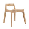 The Ydra Dining Chair - Natural - Teak Wood, Outdoor
