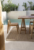 The Ydra Dining Chair - Natural - Teak Wood, Outdoor