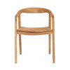 The Nihi Oka Dining Chair - Teak Wood, Outdoor