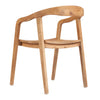 The Nihi Oka Dining Chair - Teak Wood, Outdoor
