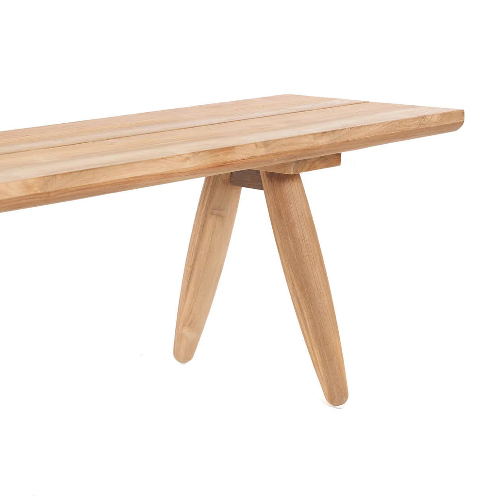 The Matita Bench - Outdoor, Teak Wood, W 190 cm