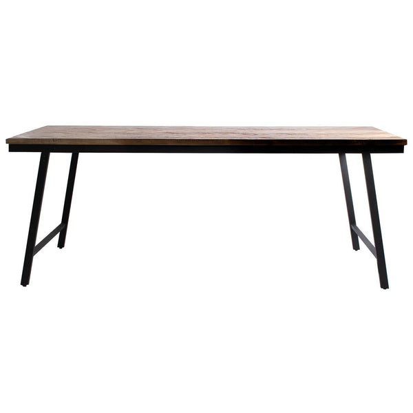 The Herringbone Market Table, Teak - Natural - 200 cm