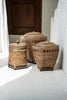 The Bathroom Bin Basket - Natural Brown, Ø 27 cm, H 36 cm