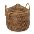 Colonial Basket with Handles - Natural Brown, Ø 40 cm, H 39 cm