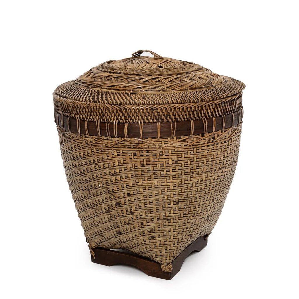 Colonial Basket Storage- Natural Brown - Ø 35 cm, H 40 cm