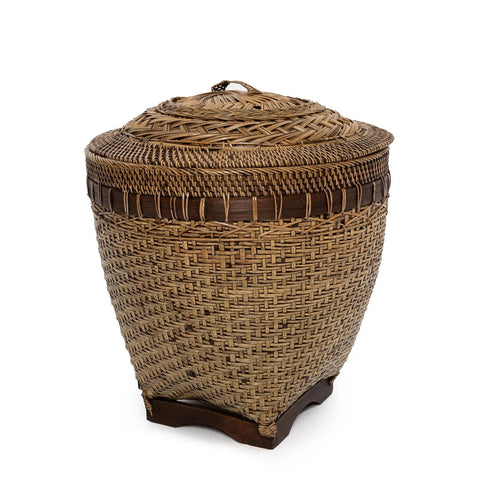 The Colonial Storage Basket - Natural Brown - Ø 35 cm, H 40 cm