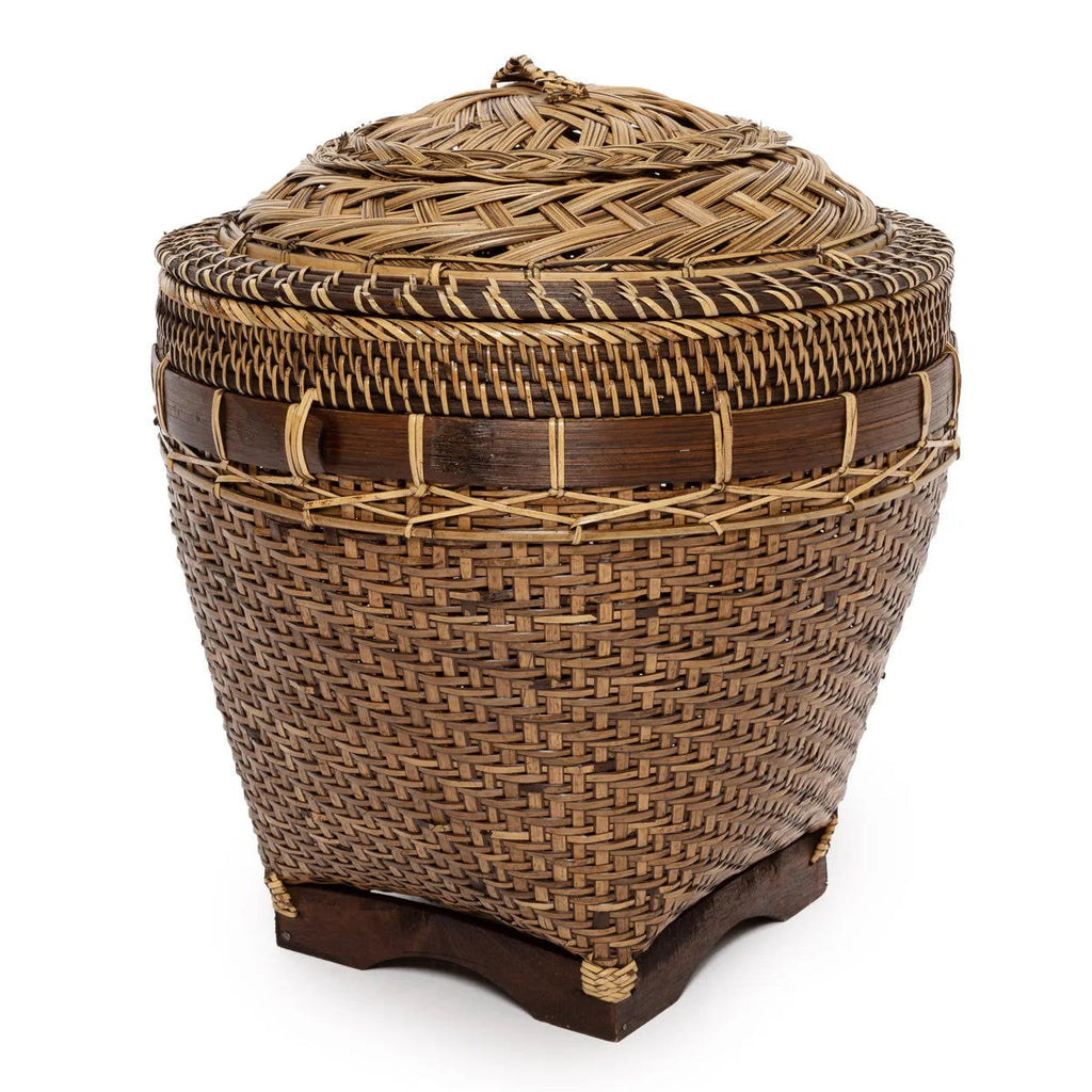 Colonial Basket Storage- Natural Brown - Ø 42 cm, H 45 cm